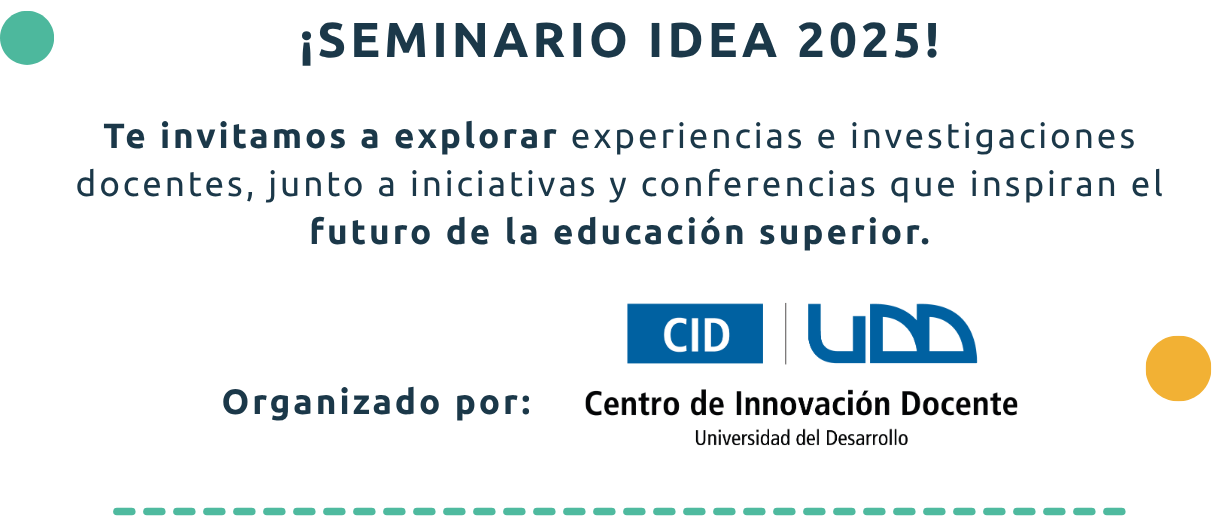Organizado por el Centro de Innovación Docente | Universidad del Desarrollo